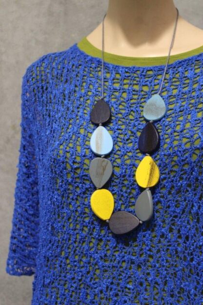 Teardrop Big Tablet Necklace