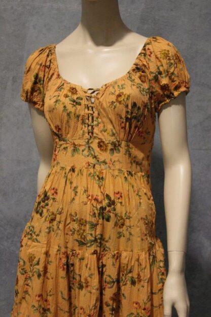 Lace Up Overdye Maxi Dress ALL ONE PRINT -PRETTY NEW BATCH/NEW IMPROVED ELASTIC FIT! - Image 3