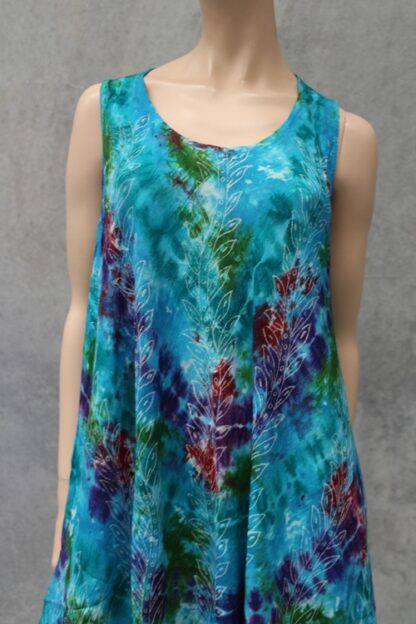 Tie Dye Umbrella Dress - Sleeveless - Image 4