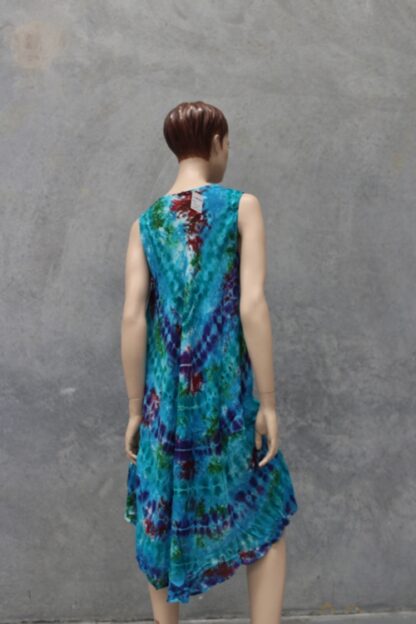 Tie Dye Umbrella Dress - Sleeveless - Image 2