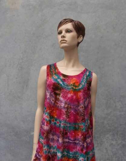 Tie Dye Umbrella Dress - Sleeveless - Image 6