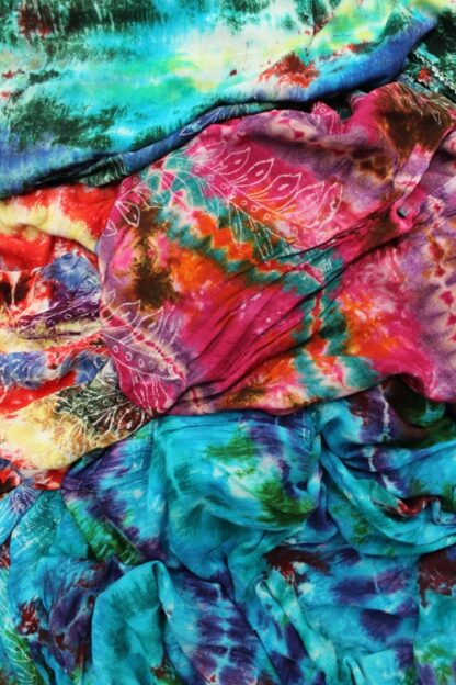 Tie Dye Umbrella Dress - Sleeveless - Image 14
