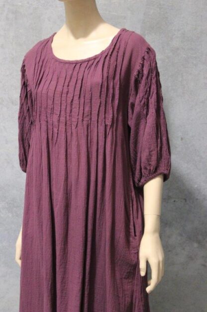 Puff Sleeve Pintucked Tunic - Image 11