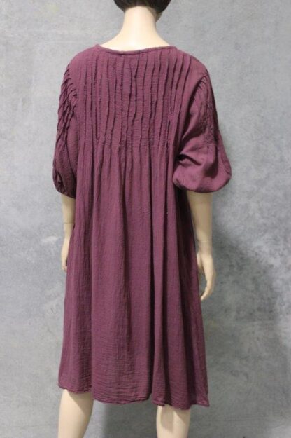 Puff Sleeve Pintucked Tunic - Image 10