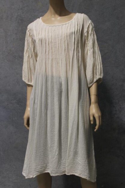 Puff Sleeve Pintucked Tunic - Image 5