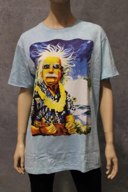 Mens/Unisex Einstein Surf Stonewash Cotton Tee