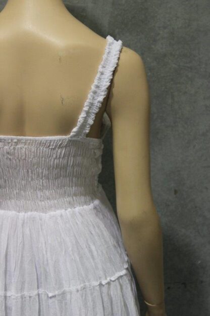 Crochet Bust Tier Midi Dress - Image 6