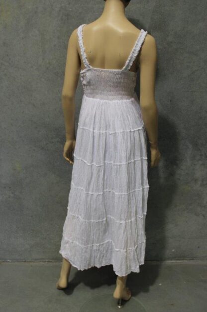 Crochet Bust Tier Midi Dress - Image 5
