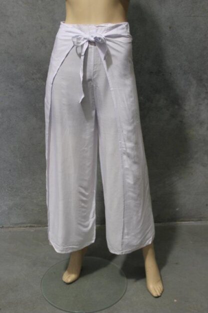 Wraparound Rayon Sarong Pants - Image 4