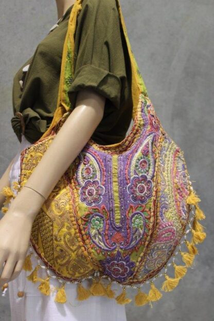 Oldwork Crescent Bag Tassels