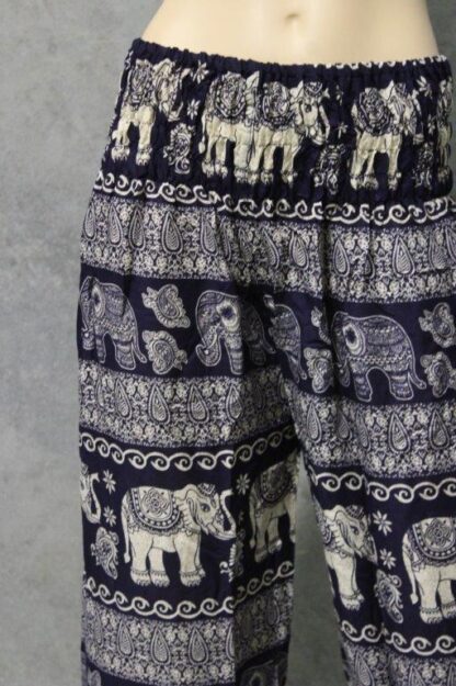 Elephant Print Shirred Harem Pant - Image 9
