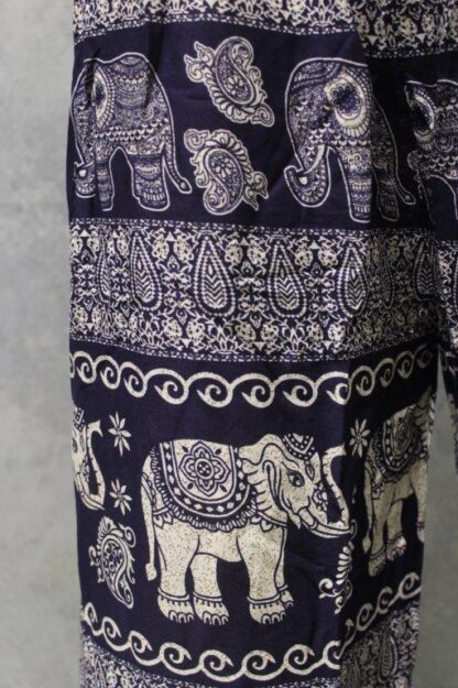 Elephant Print Shirred Harem Pant - Image 8