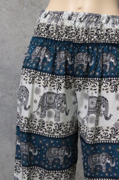 Elephant Print Shirred Harem Pant - Image 6