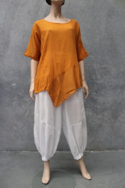 Diagonal Panel Cotton Top - Image 12