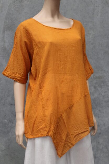 Diagonal Panel Cotton Top - Image 13