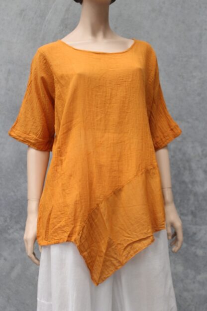 Diagonal Panel Cotton Top - Image 15