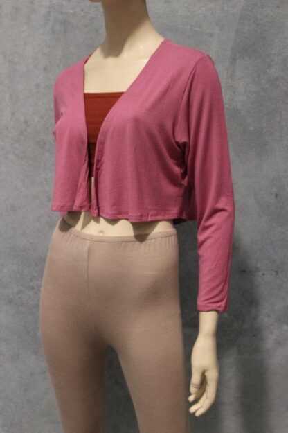 Jersey Cropped Bolero/ Tie Top NEW COLOURS ADDED! - Image 6