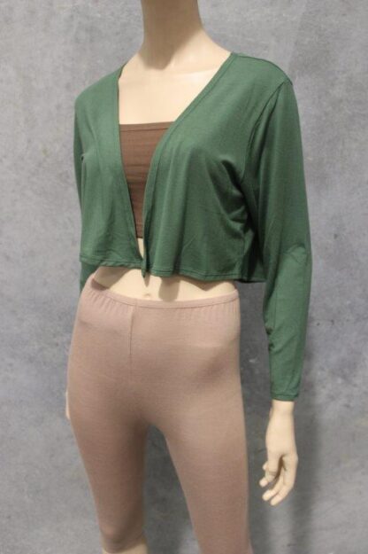 Jersey Cropped Bolero/ Tie Top NEW COLOURS ADDED! - Image 5