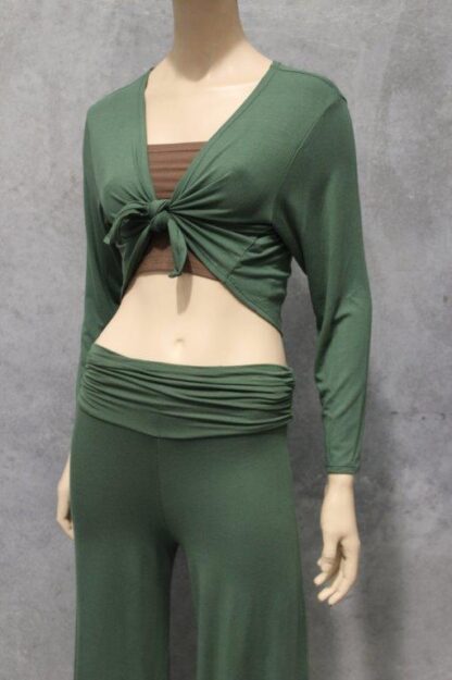 Jersey Cropped Bolero/ Tie Top NEW COLOURS ADDED! - Image 3
