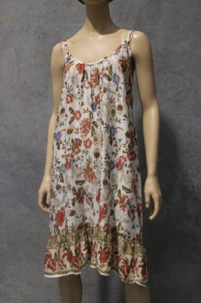 Slip Style Rayon Chemise Dress (LUCKY DIP PRINTS)
