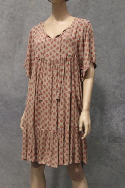 Floral Crepe Yoke Babydoll Dress (Lots of Prints) - Image 7