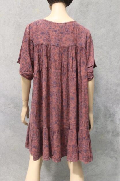 Floral Crepe Yoke Babydoll Dress (Lots of Prints) - Image 3