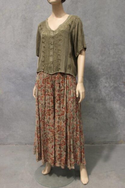 Cottage Crepe Superflares Pants Shirred DUE BACK SOON - Image 11