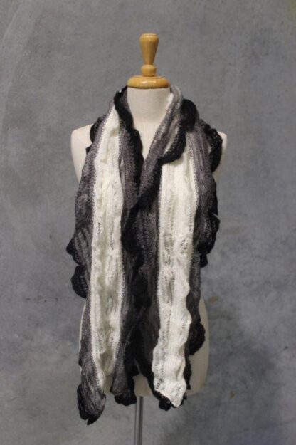 Mohair Look Knit Scarf - Image 4