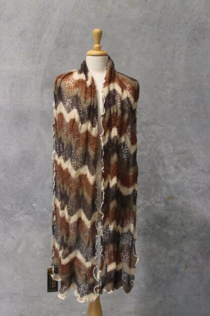 Mohair Look Knit Scarf XL Long - Image 9