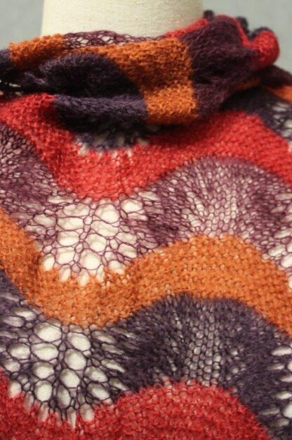 Mohair Look Knit Scarf XL Long - Image 3