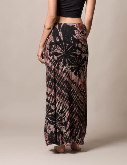 Tie Dye Spandex Long Skirt - Image 3