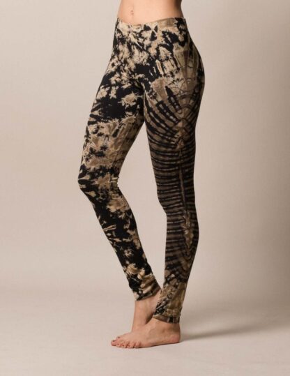 Rayon Spandex Knit Leggings - TIE DYES - Image 5