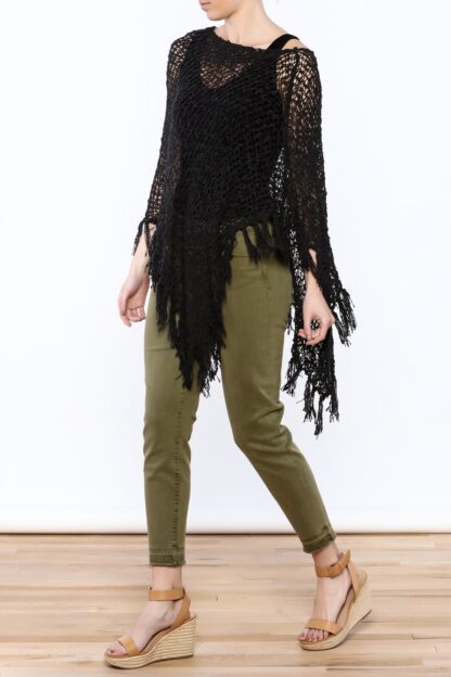 HOTSELLER! Tassel Knit Poncho - Image 6