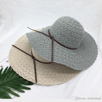 Crochet Lace Striped Hat